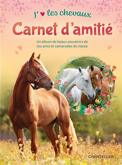 J'aime les chevaux carnet d'amitie
