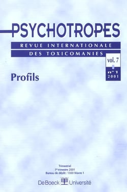 Revue psychotropes n.7/1 - profils