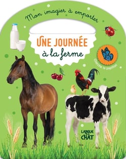Mon imagier à emporter : une journée à la ferme