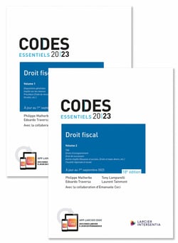 Codes essentiels : Droit fiscal 2023 : à jour au 1er août 2023