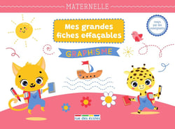 Mes grandes fiches d'entraînement effaçables : graphisme