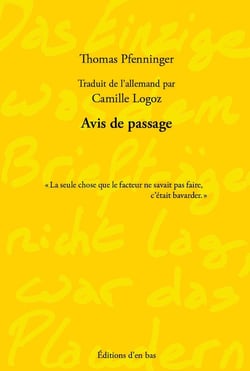 Avis de passage
