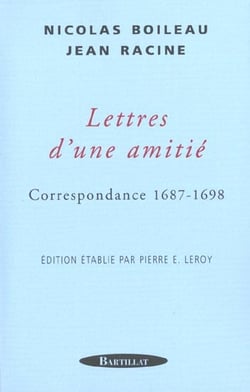 Lettres d'une amitie - correspondance 1687-1698