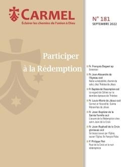 Revue du Carmel n.181 : participer à la rédemption