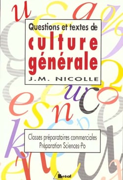 Questions et textes de culture generale