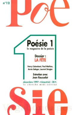 Revue poesie vagabondages - numero 12 la fete