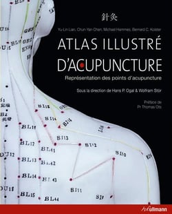 Atlas illustre d'acupuncture - représentation des points d'acupuncture