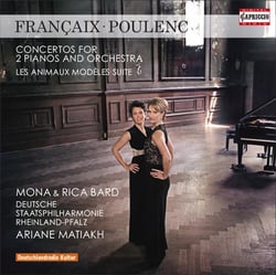 Francaix : concerto pour deux pianos & orchestre - poulenc : concerto pour deux pianos & orchestre e