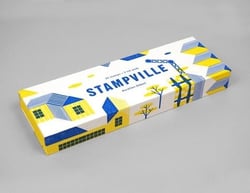 Jeu de tampons - Stampville - 22 pièces + 2 encreurs