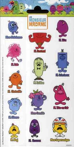 Planche de stickers classiques t.2