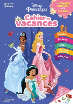 Disney princesses - cahier de vacances - de la GS au CP (édition 2022)