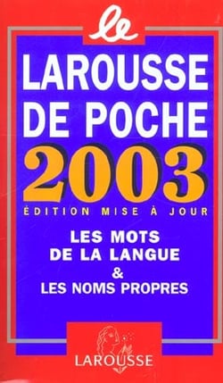 Larousse de poche (edition 2003)
