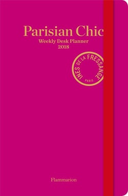 Parisian chic - weekly desk planner 2018