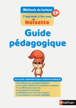J'apprends à livre avec Noisette : CP - guide pédagogique (édition 2018)