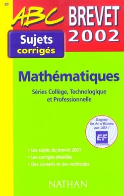 Maths - corriges - edition 2002