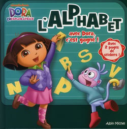 L'alphabet avec Dora , c'est gagné !