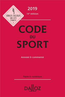 Code du sport annoté et commenté (édition 2019) (14e édition)