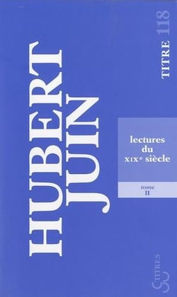 Lectures du XIXe siècle Tome 2