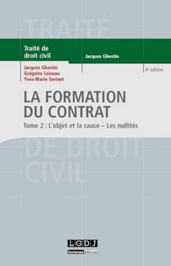 La formation du contrat Tome 2 - le contenu du contrat et les nullités