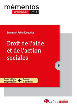 Droit de l'aide et de l'action sociales (3e édition)