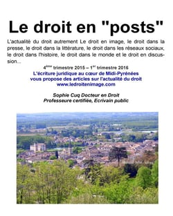 Le droit en " posts " - de l'automne 2015 au printemps 2016