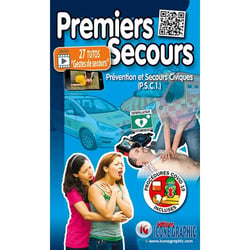 Mémento intéractif des premiers secours : prévention et Secours Civiques de niveau 1 (PSC1) (6e édition)