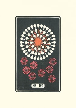 Carnet - feux d'artifice japonais