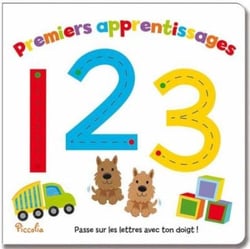 Premiers apprentissages : 123 - passe sur les chiffres avec ton doigt !