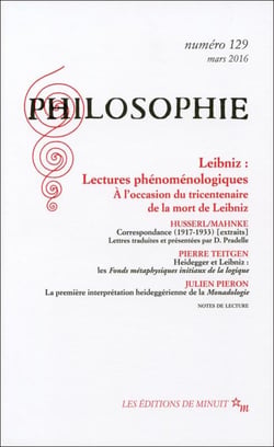 Revue Philosophie n.129 : Leibniz : lectures phénoménologiques