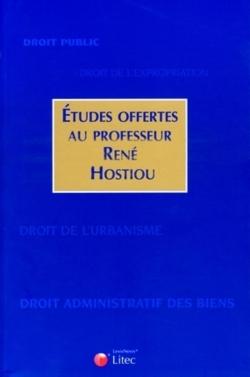 Etudes offertes au professeur rene hostiou
