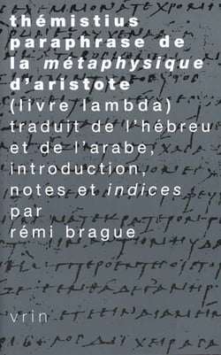 Paraphrase de la Métaphysique d'Aristote (livre lambda)