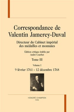 Correspondance t.3 - 9 février 1761 - 20 juillet 1775