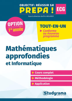 Mathémathiques approfondies : informatique, 1re année