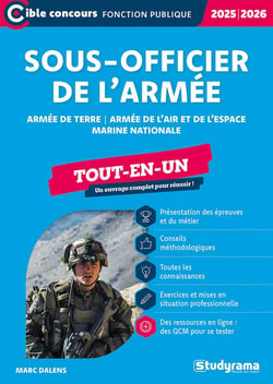 Sous-officier de l'armée - Tout-en-un - Armée de terre - Armée de l'air et de l'espace - Marine nationale (édition 2025/2026)