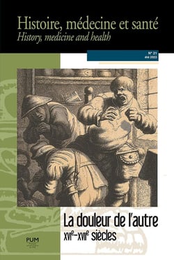 Histoire, médecine et santé n.21 : la douleur de l'autre