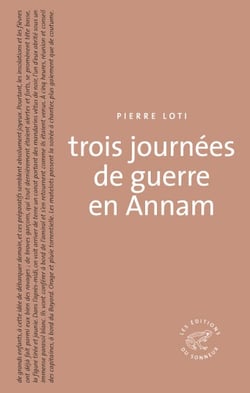 Trois journées de guerre en Annam