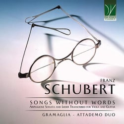 Mélodies sans paroles, Sonate Arpeggione et Lieder transcrits