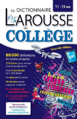 Larousse dictionnaire du collège