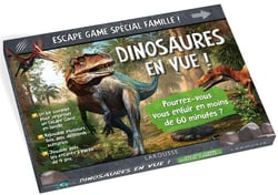 ESCAPE GAME spécial famille Dinosaures en vue