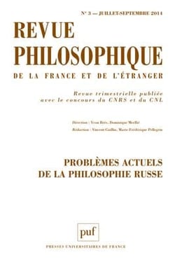 Revue philosophique 2014, t. 139 (3)