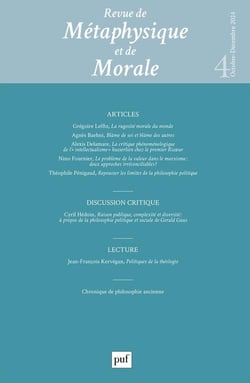Revue de métaphysique et de morale