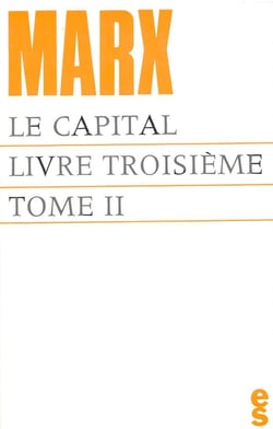 Le capital, livre troisième Tome 2