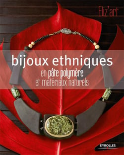 Bijoux ethniques en pâte polymère et matériaux naturels