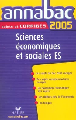 Sciences economiques et sociales es (edition 2005)