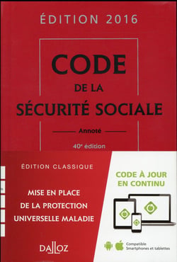 CODE DE LA SECURITE SOCIALE