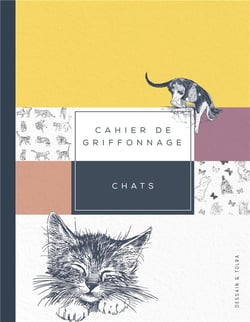 Cahier de griffonnage chats - pour tout noter sans se stresser !