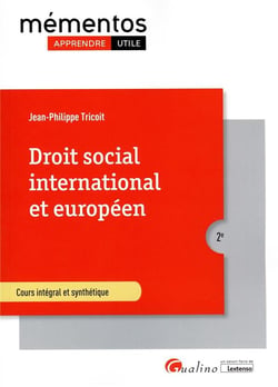 Droit social international et européen (2e édition)