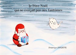 Le pere noel qui ne croyait pas aux fantomes - illustrations, couleur