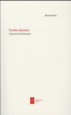 Paroles données