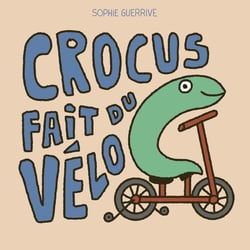 Crocus fait du vélo